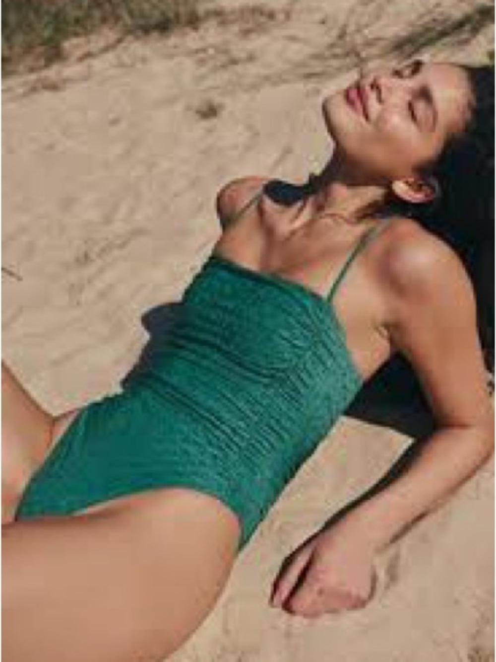 Rhythm Brighton Eyelet Scrunched One-Piece sz M